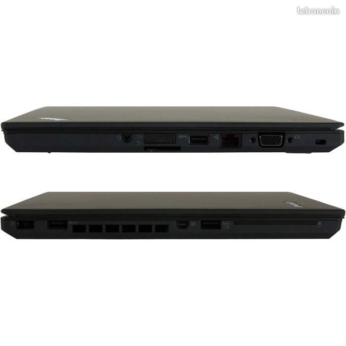 Lenovo ThinkPad T450 – I5-5200U, 8Go RAM, 256Go SSD, 14 Pouces, Win11 Pro (occasion)