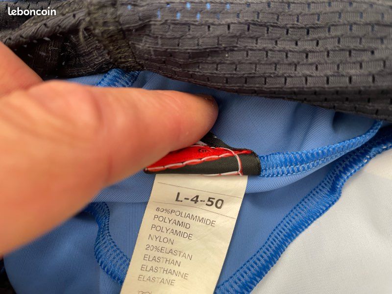 Cuissard de vélo bleu GIORDANA taille L (image 9)