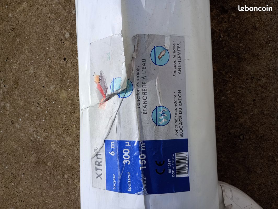 Bâche sous dalle anti termite anti radon (image 1)