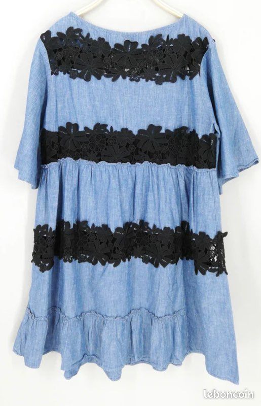 Robe See By Chloé – Taille 38, Orange – Soie/viscose, Longueur Genou, Neuve Avec étiquettes