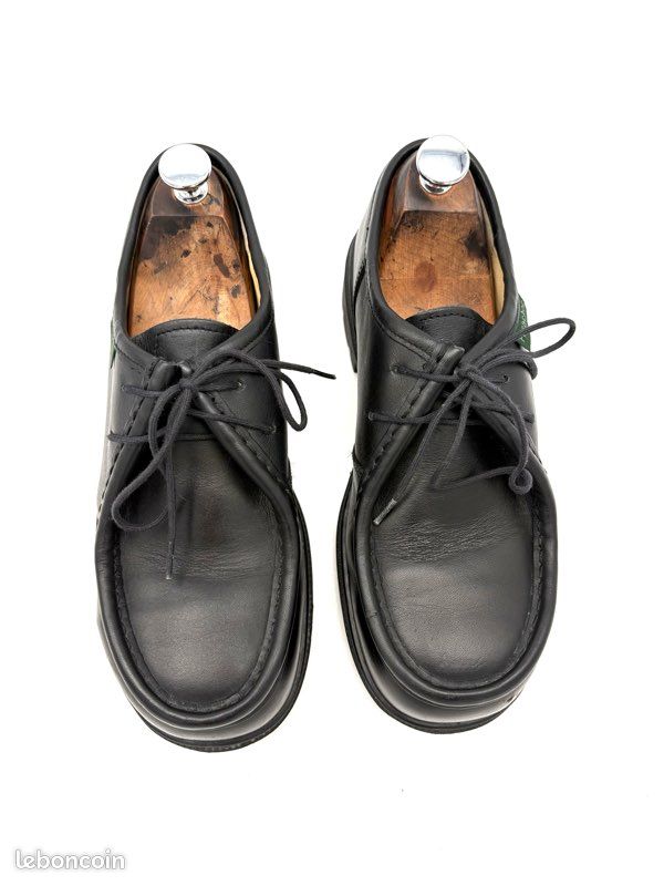 Derbies Bourget Parachoc Femme Cuir Noir 5UK – 38FR 🇫🇷 (image 4)