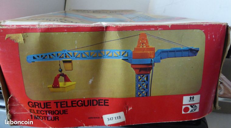 Grue Mécanique Jouets Mont-Blanc N°570 - 70 Cm - Boîte D'Origine - Pour Restauration