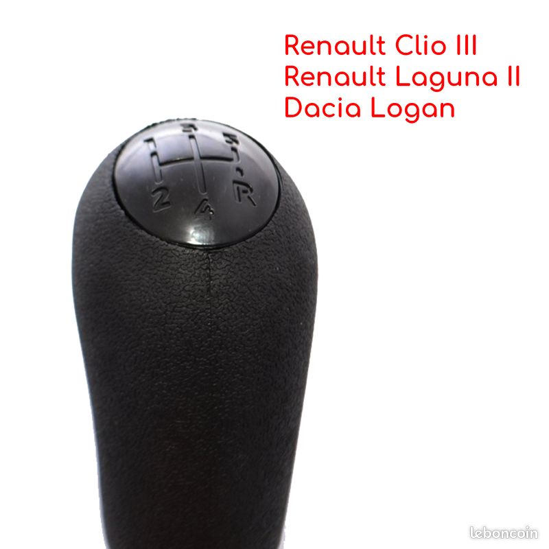 Pommeau De Levier De Vitesse Pour Renault Clio 3/4, Megane 2, Scenic 2, Dacia Sandero/Duster, Etc. - Compatible 5 Vitesses, Qualité ABS