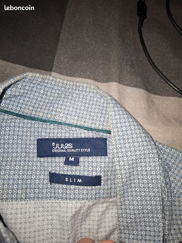 Chemise bleu Jules (image 2)
