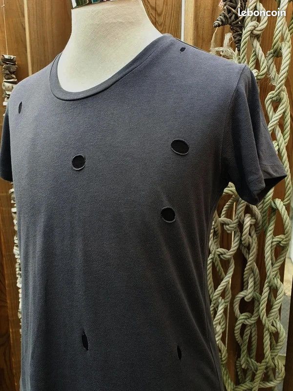 Tee-shirt Homme TEX Taille S - Blanc, Occasion En Excellent état !