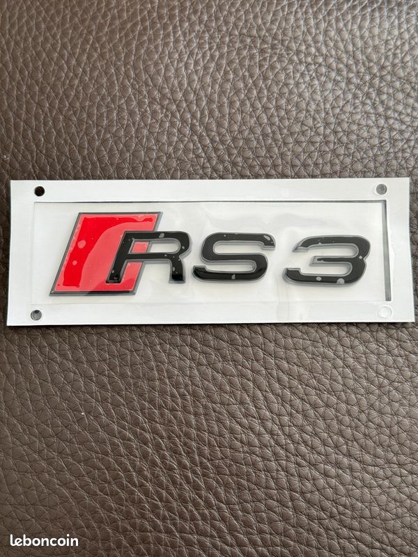 Logo RS3 Audi autocollant - Équipement auto