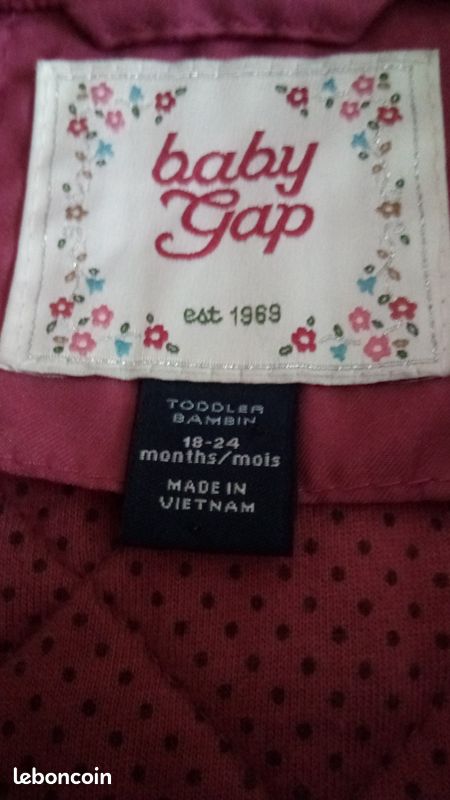 Anorak rose 18/24 mois (Lvgp) (image 4)