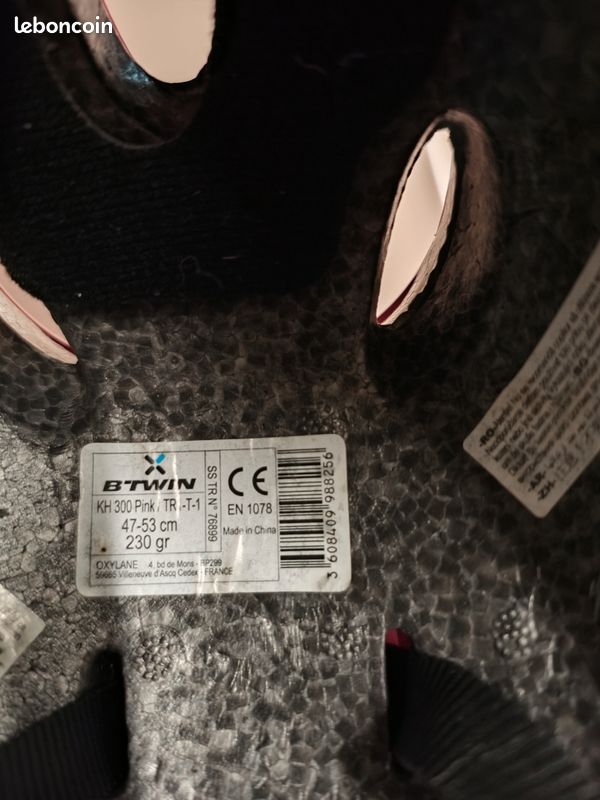 Casque enfant vélo rose (image 3)