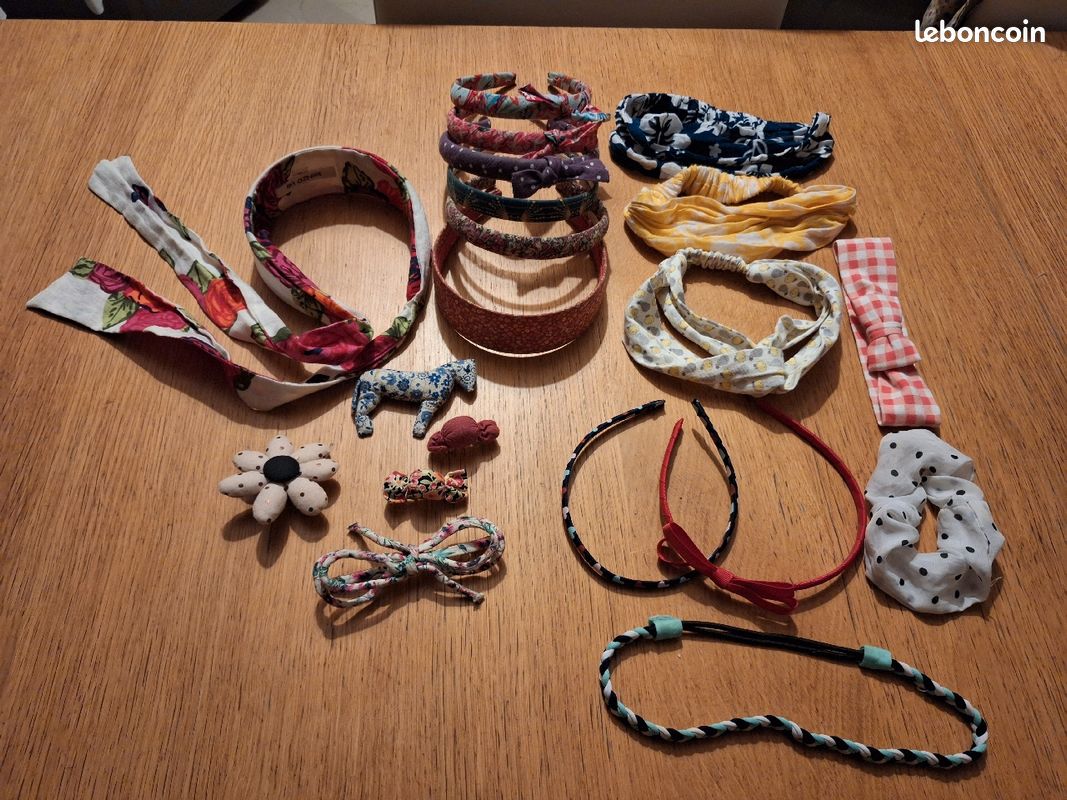 Lot de serre-têtes et barrettes PPMC (image 1)