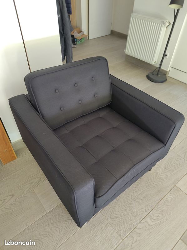 Fauteuil en tissu (image 2)