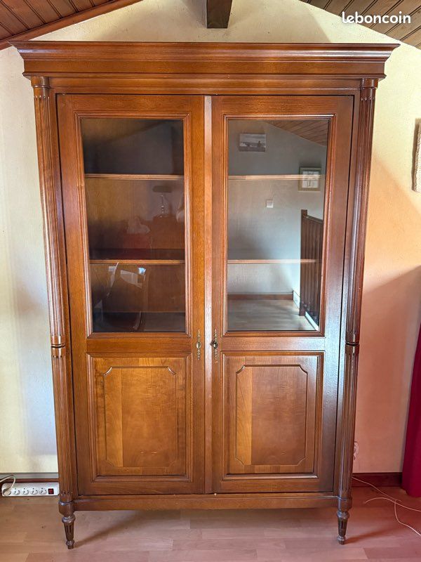 Vitrine/bibliotheque louis XVI (image 1)