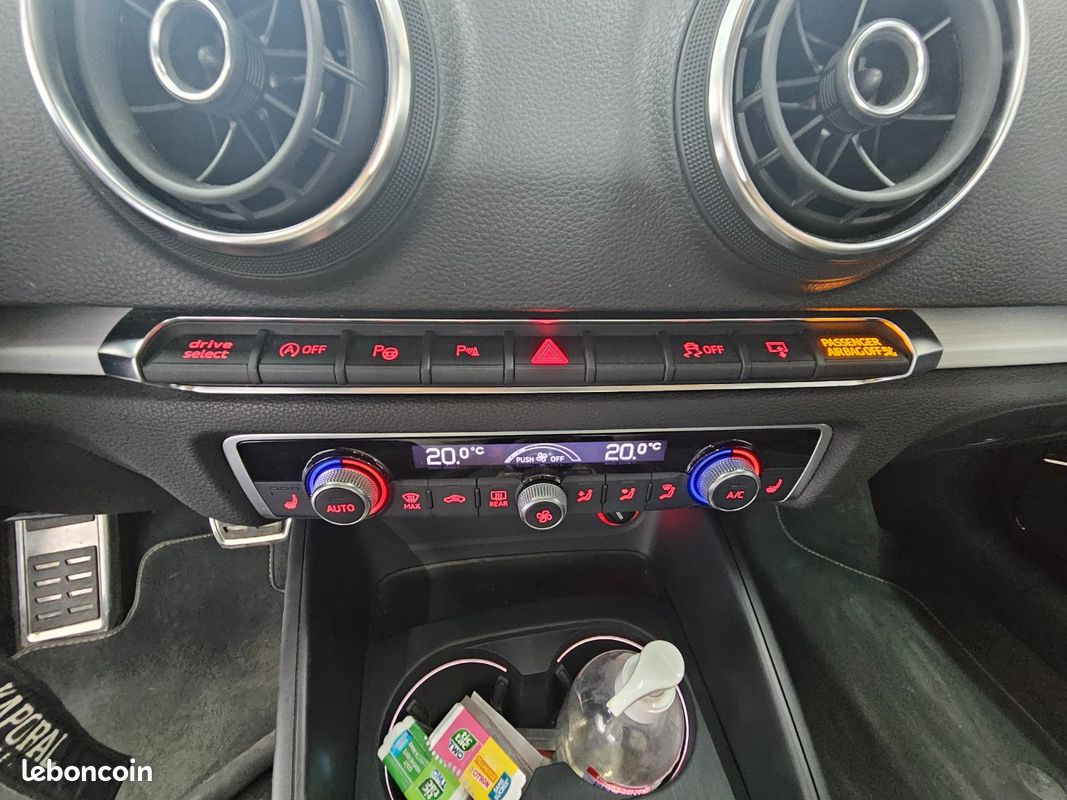 Audi A3 CABRIOLET Sportback S line 184ch quattro S-tronic / régulateur de vitesse auto adaptatif / siege chauffant /drive slect / climatisation bi-zone / feux automatique (image 24)