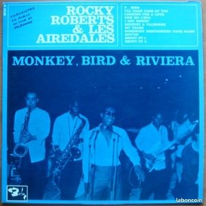 Vinyle 33 tours côté, Monkey, Bird & Riviera de Rocky Roberts & Les Airedales (image 1)