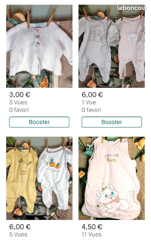 Vêtement fille 1 mois à 2 ans (image 5)