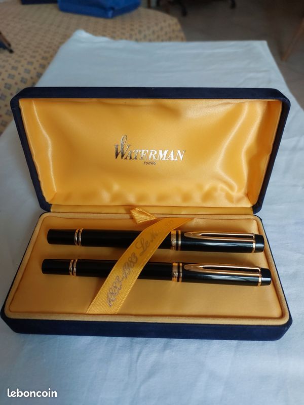 Stylo Plume Waterman Le Man 100 Anniversaire - Édition 1983 En Or, Boîte D'origine