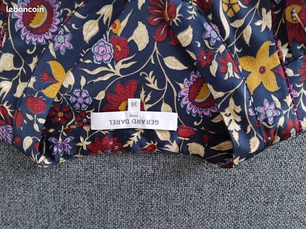 Robe casual Gerard Darel de la taille 36, de couleur fleurs