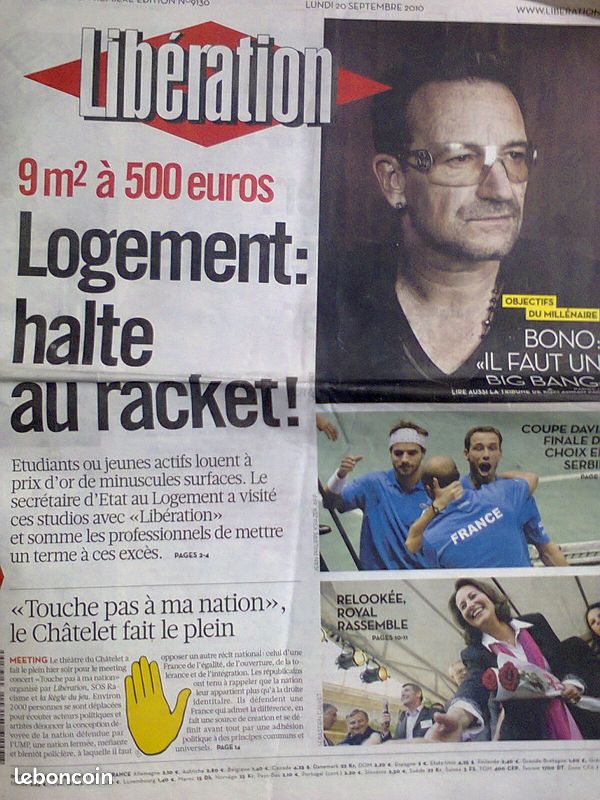 Libération "Logement: halte au racket " (image 1)