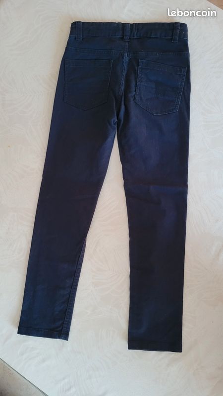 Pantalon jean bleu marine Jamais porté 10 ans (image 7)