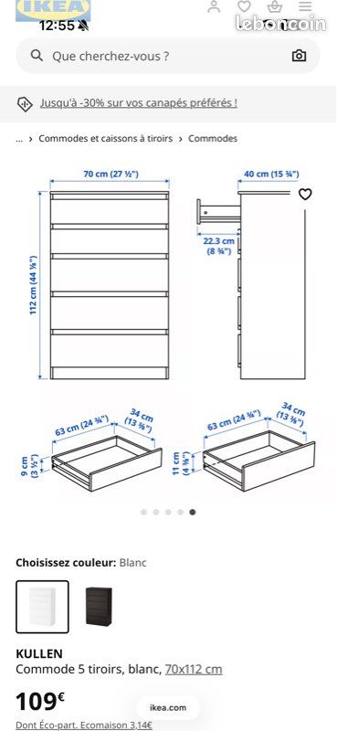 Commode KULLEN (image 3)