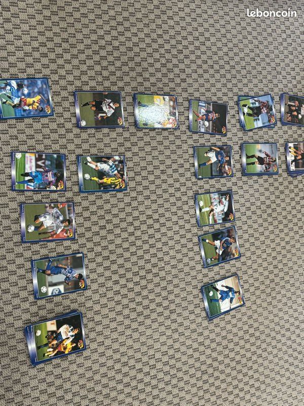 Stickers, albums et sets de cartes sportives, saison 1995 football
