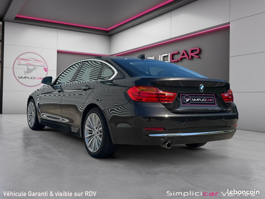 BMW SERIE 4 (F36) GRAN COUPE 420D BVA8 184Ch LUXURY COFFRE ÉLECTRIQUE Garantie 12 mois (image 6)