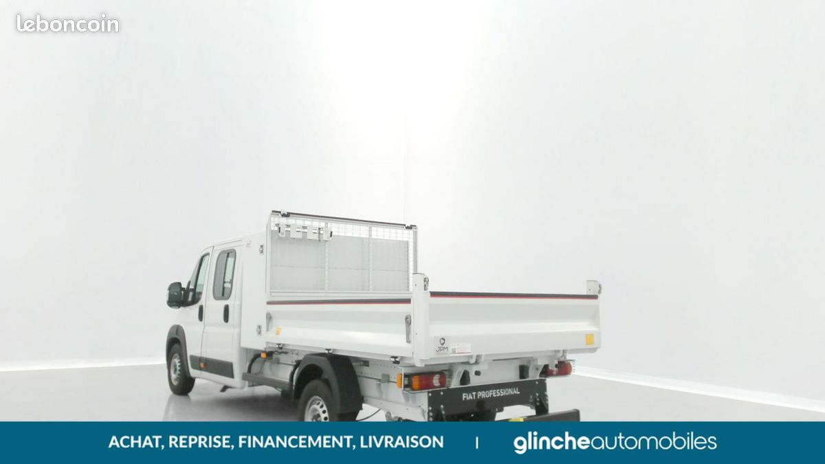 Fiat Ducato CA L4 3.5t Maxi 2.2 180ch Heavy Duty Benne Aluminium + Coffre JPM (image 5)