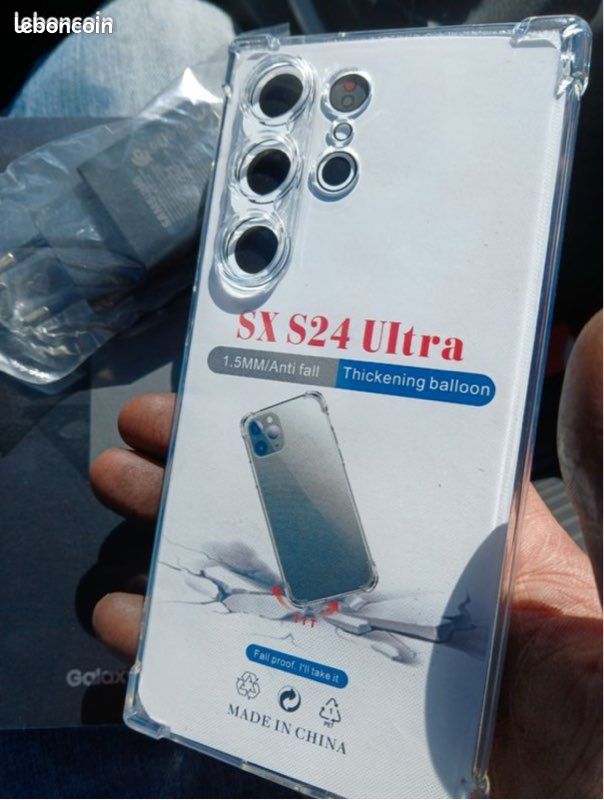 📱 Coque Transparente Samsung Galaxy S24 Ultra – Anti-choc & Ultra Résistante (image 1)
