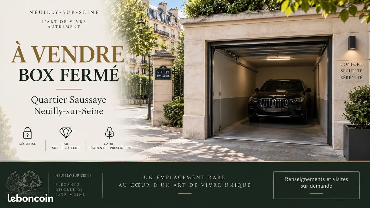 Parking/box Neuilly-sur-Seine · 55 000 €