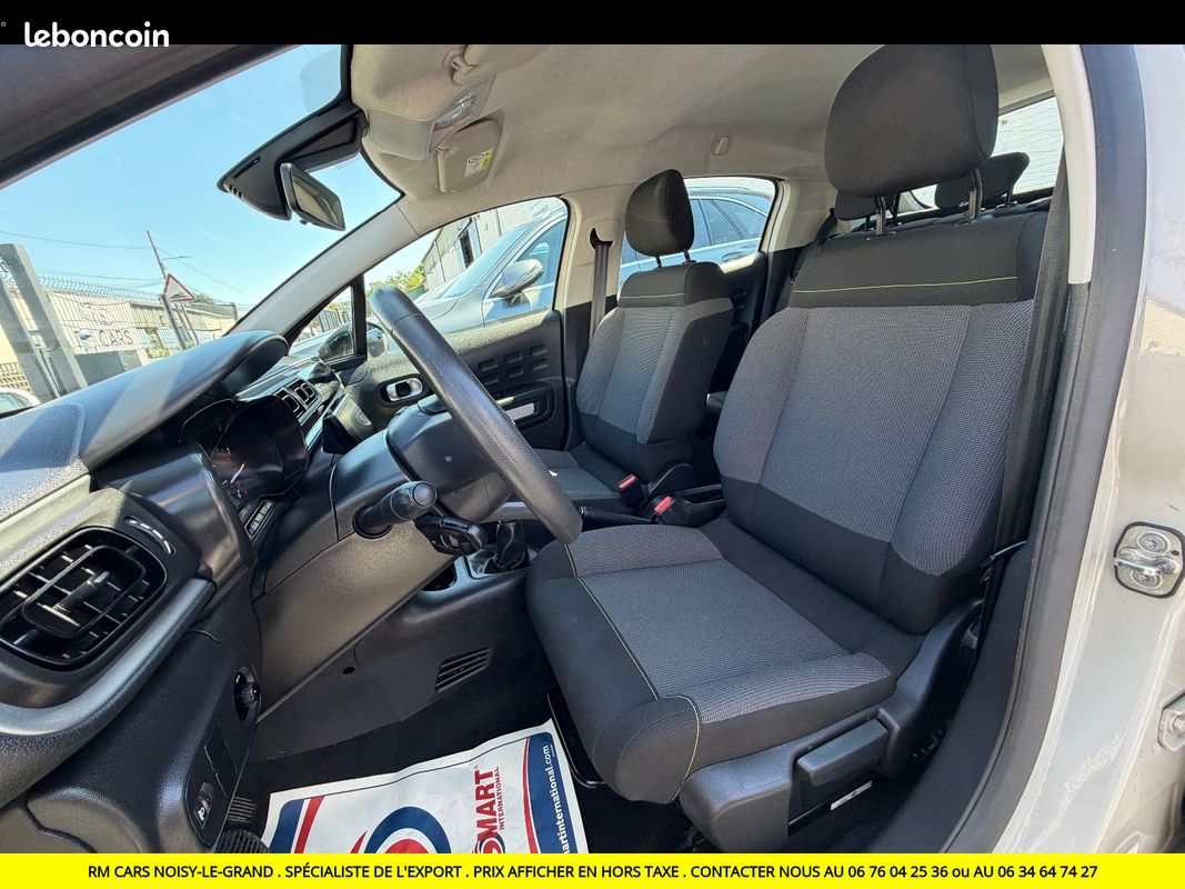 CITROEN C3 1.2 ESSENCE SS BVM5 Feel Pack EXPORT TUNISIE MAROC PRIX EN HT (image 10)
