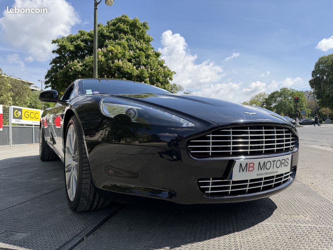 Aston martin Rapide V12 477 Plaque Française (Malus Payé) Bva Noir (image 3)
