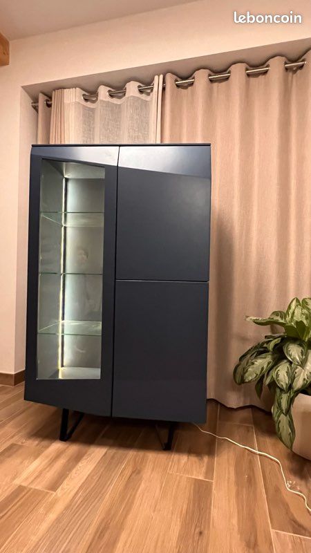 BUFFET MEUBLE DESIGN HAUT GAMME VAISSELIER BAHUT placard armoire bibliothèque (image 5)
