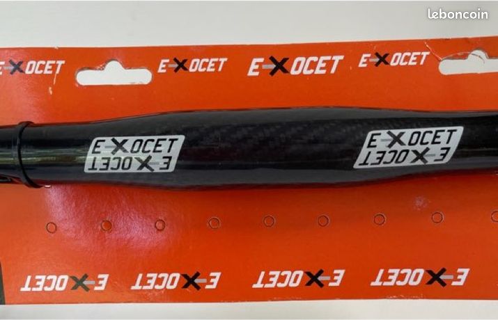 Cintre Route Carbone EXOCET – Largeur 44 Cm, Axe-axe 42, Potence 31.8 – Neuf