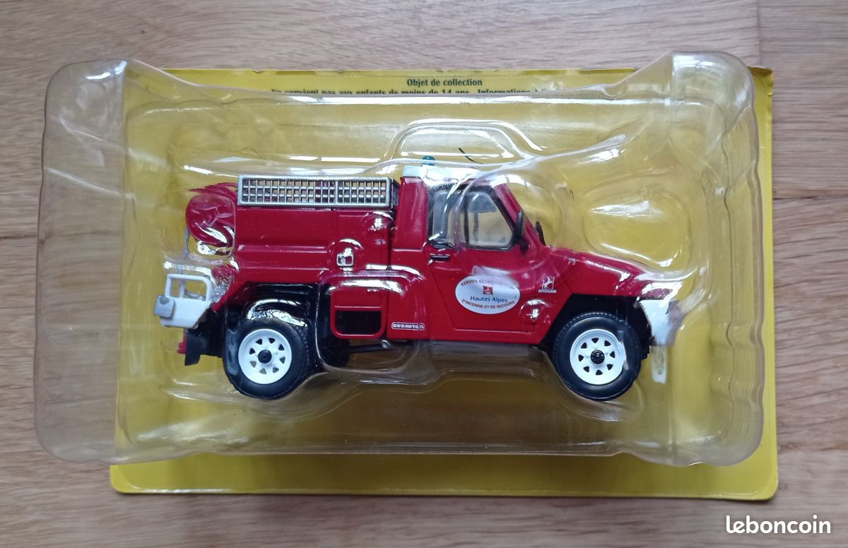 Camion De Pompiers Miniature 1/43 - BRIMONT BRUTT CCFL Citerne Feux De Forêt - 1978 - Neuf