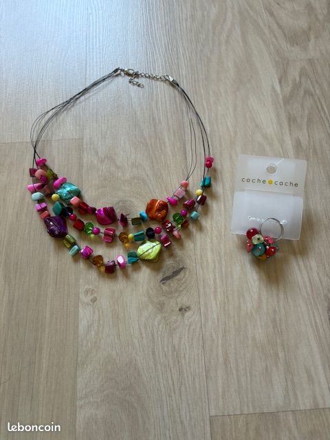 Bague Perle Bague Cache Cache Collier Bague Cache-Cache - Main Image