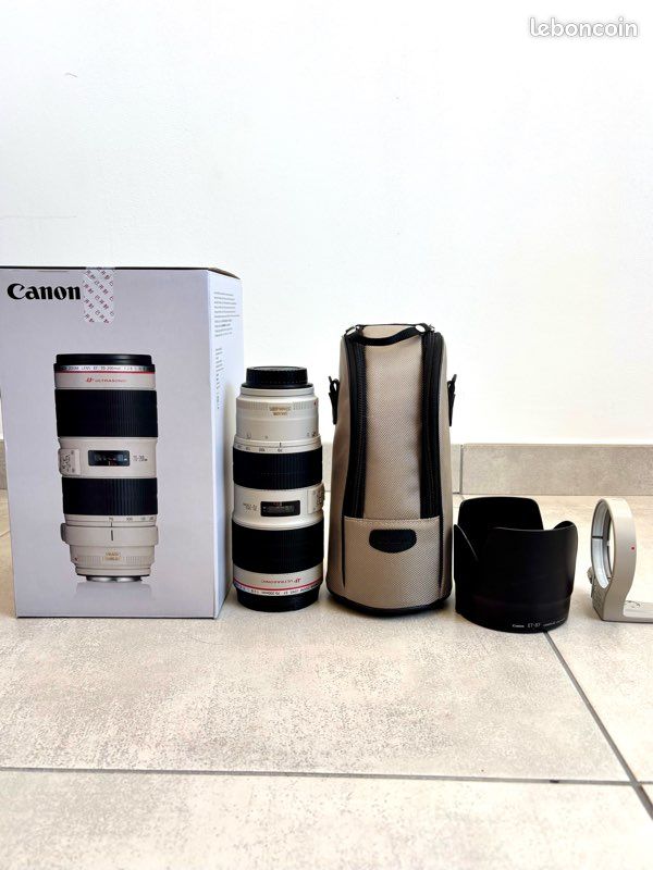 Canon EF 70-200mm f/2.8 L IS II USM – Très récent (image 1)