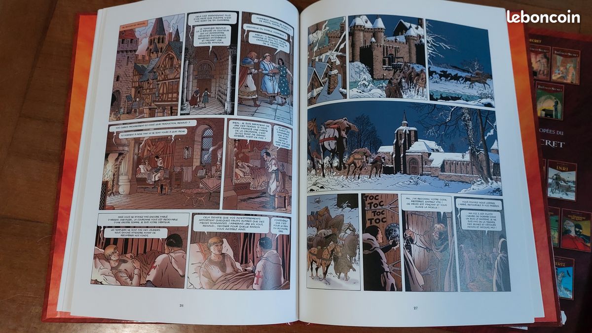 Lot BD Le Triangle Secret collection Glénat (image 3)
