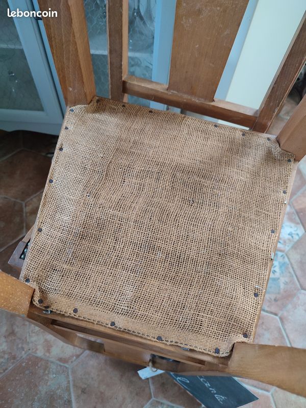 2 chaises en velours bleu (image 2)