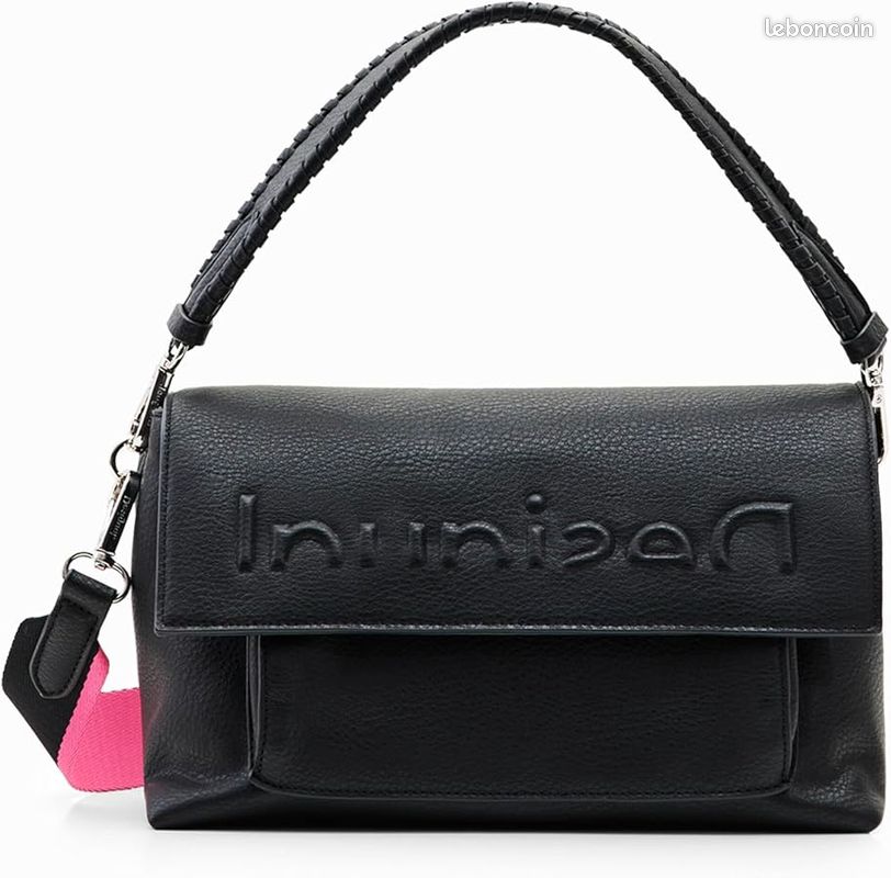Sac à Main Desigual Half Logo Montville - Noir - 63.96
