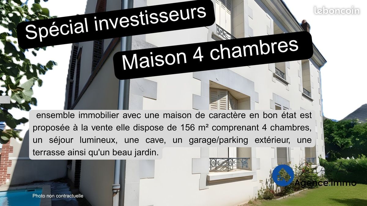 Maison 5 pièces 162 m² · à Monnaie · 162 m² · 275 000 €