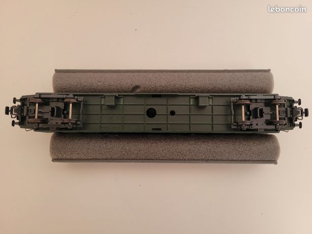 Jouef 5113 Ho – Voiture SNCF Ocem R A B4D 2ème Classe + Fourgon – État Proche Neuf