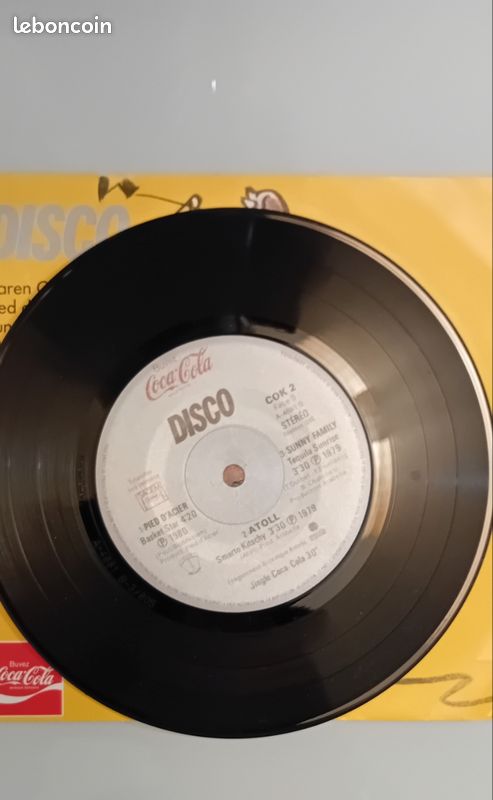 45t vinyle Disco Coca Cola (image 4)