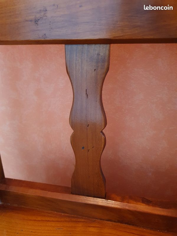 Banc Banquette Batavia 123 X 50 X 81 Cm Bois D'acajou Massif Blanc 02 0010851 89007255