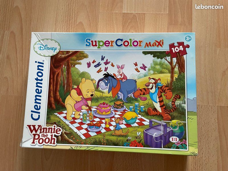 Puzzle super color maxi Winnie the pool (image 1)