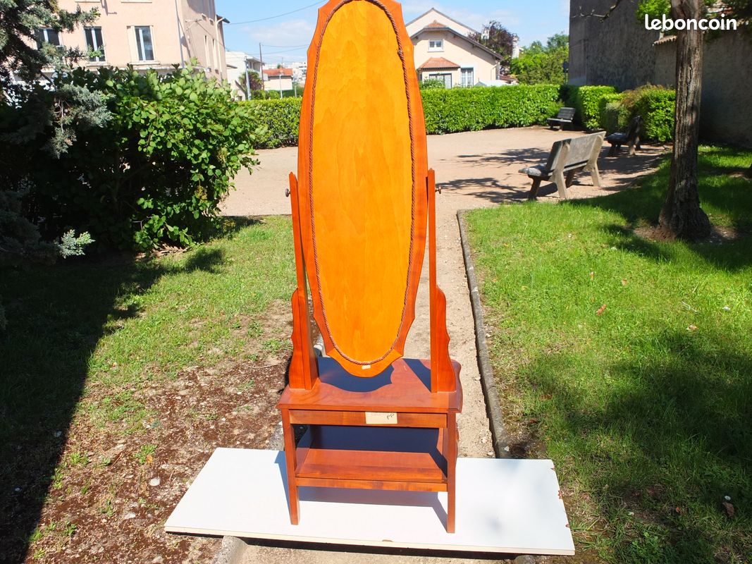 Psyché vintage en bois massif (image 3)