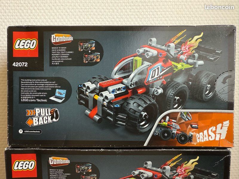 Technic Pull Back Lego 42072 42073 Lot LEGO Technic 42072 Whack