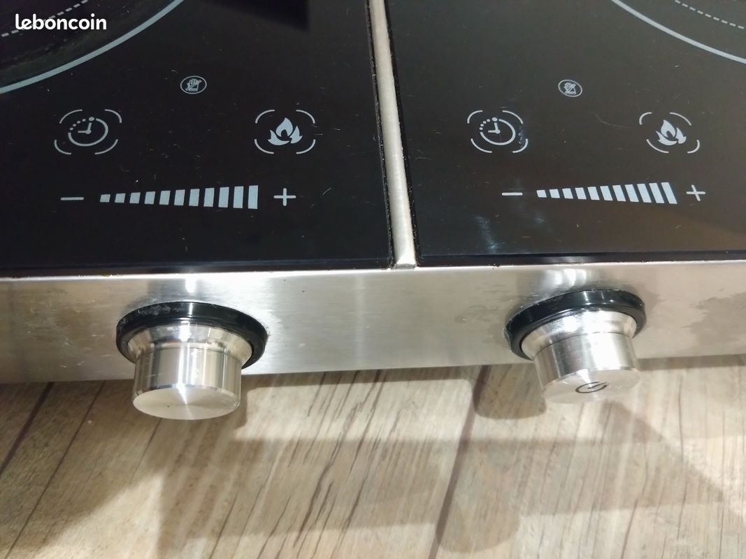 Plaque induction double foyer - posable - Paris Rhône 3300W ...