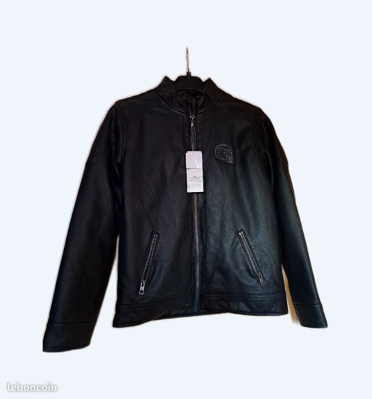 Veste simili cuir garcon (image 1)