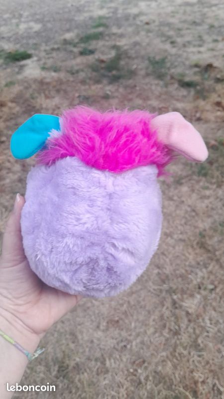 Peluche vintage Popples “Pancake” années 80 – originale (image 2)