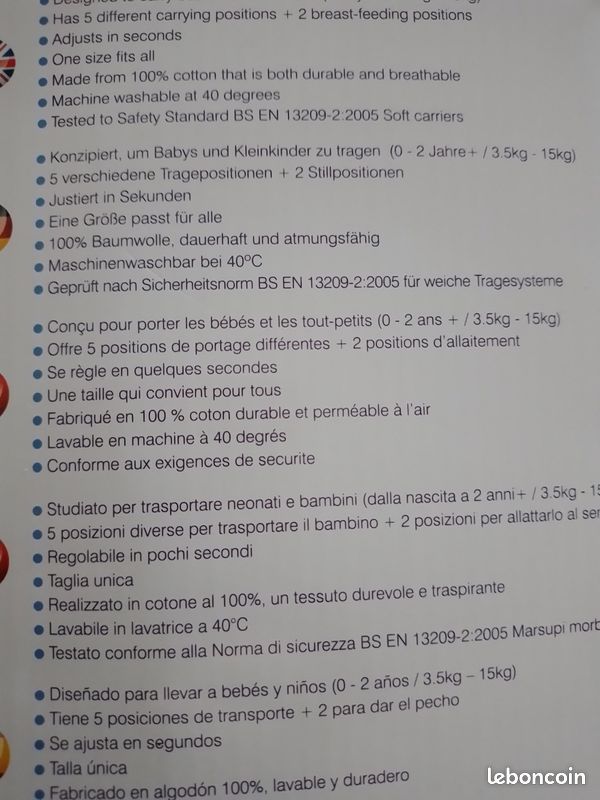 Porte Bébé (image 3)