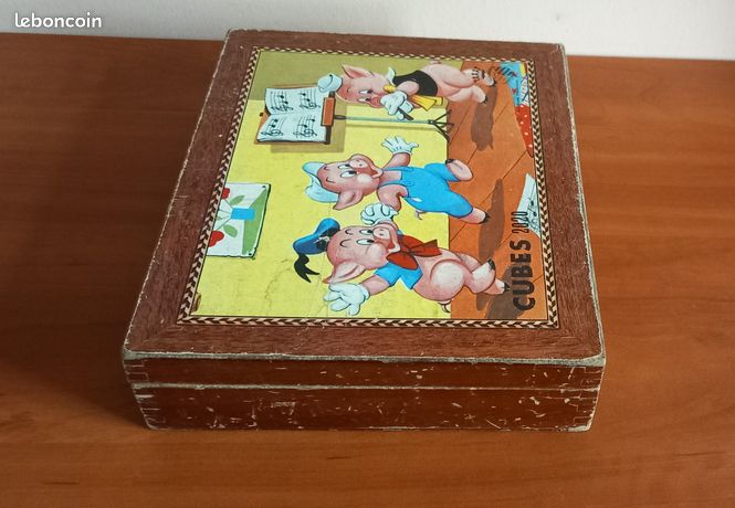 JEU DE 15 cubes anciens GARNIER Disney Donald EUR 9,00 - FR